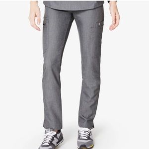 Figs Yola Skinny Scrub Pants in Graphite